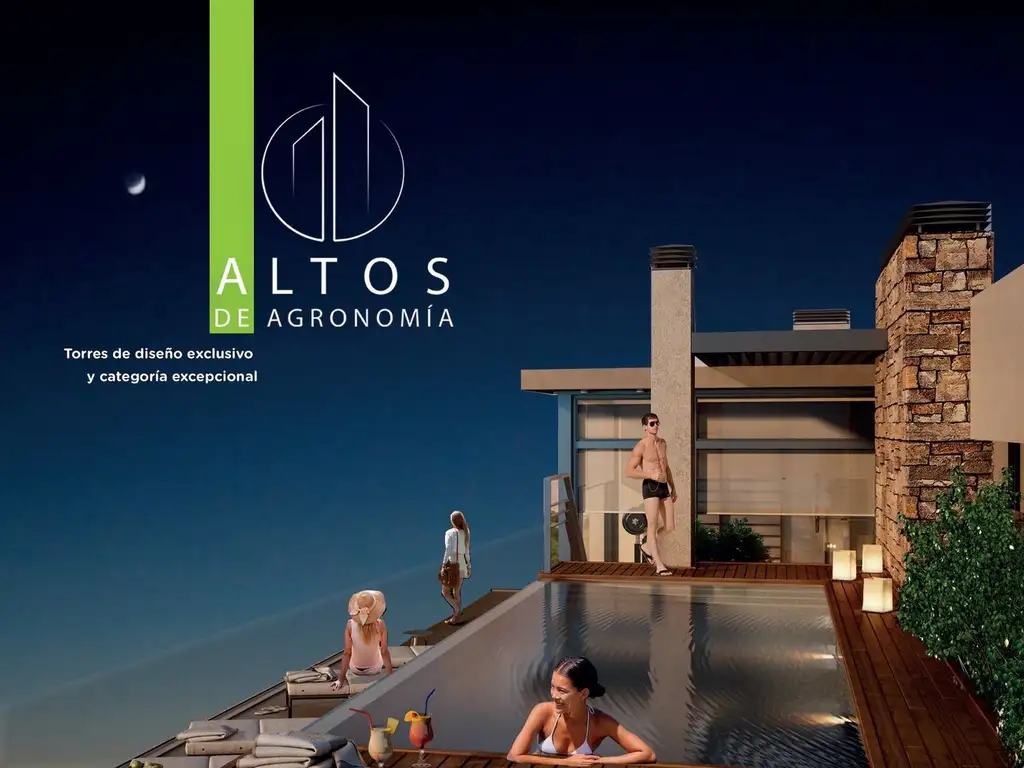 ALTOS DE AGRONOMIA: TORRES DE DISEÑO Y CATEGORÍA EN VILLA DEL PARQUE en Villa del Parque