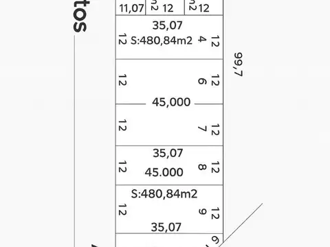 Terreno en Venta de 324,0 m2