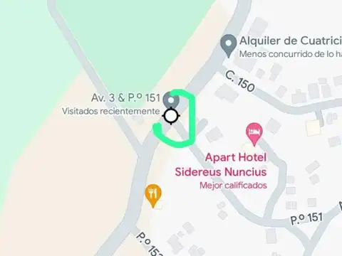 Terreno en Venta 20  mts Frente