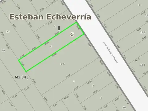 Venta de lote de 500 m2 APTO CREDITO Monte Grande