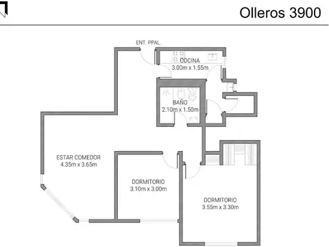 Departamento en Venta de 2 dormitorios