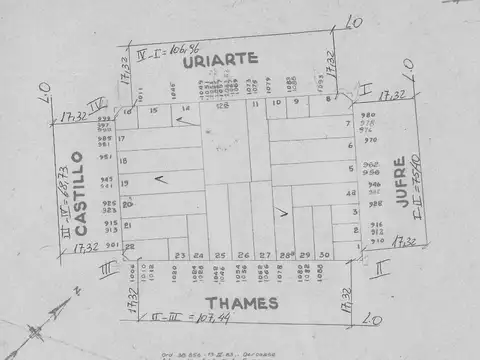 Terreno en Venta 17  mts Frente