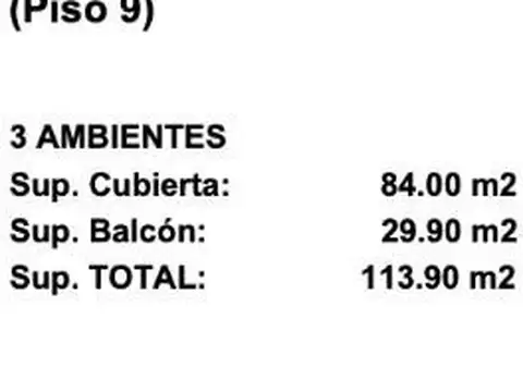 Departamento en Venta de 4 ambientes