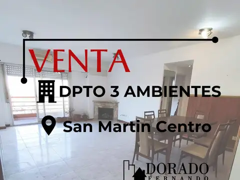 SEMIPISO 3 AMBIENTES FRENTE A LA PLAZA