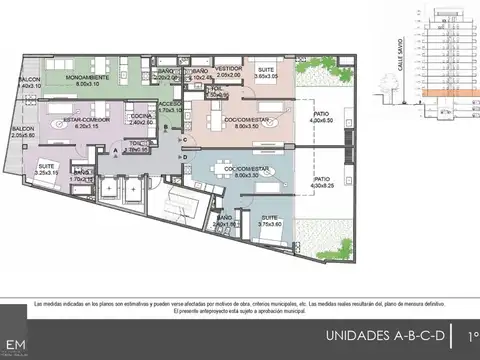 Departamento en Venta de 2 ambientes