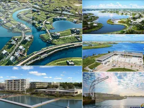 LOTE TERRENO VENTA AMARRAS PUERTOS DEL LAGO AL AGUA GRAN VISTA ORIENTACION NE