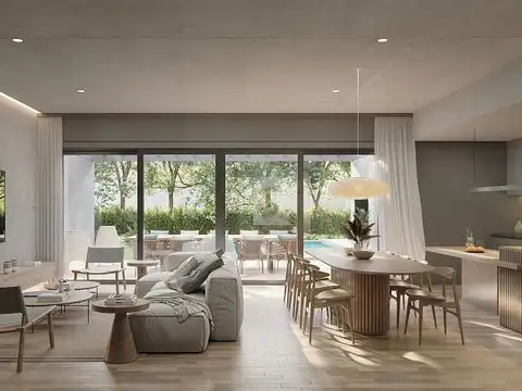 Casa 3 ambientes con 2 baños