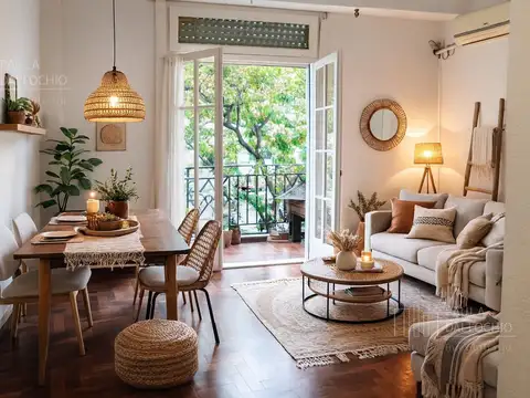 Venta departamento 3 ambientes con balcón en Villa Crespo