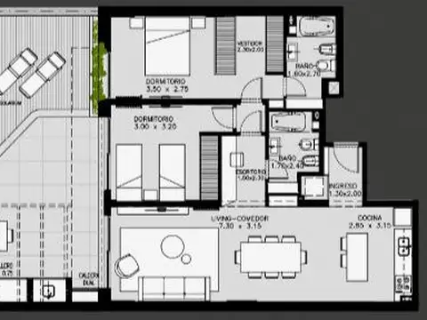 Departamento en Centro