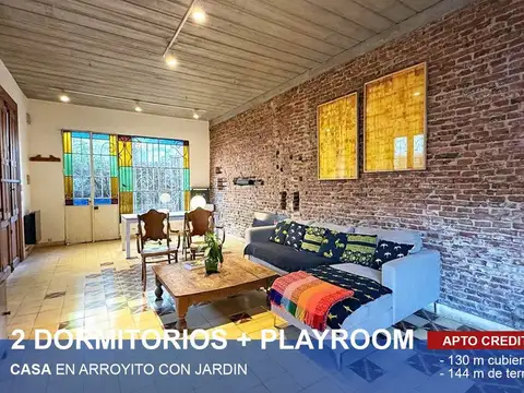Casa 3 ambientes en venta en Arroyito con jardin
