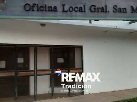 VENTA DE LOCAL COMERCIAL Y GALPON  GRAL SAN MARTIN