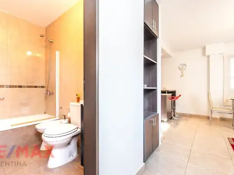 Departamento 2 ambientes con 1 baño