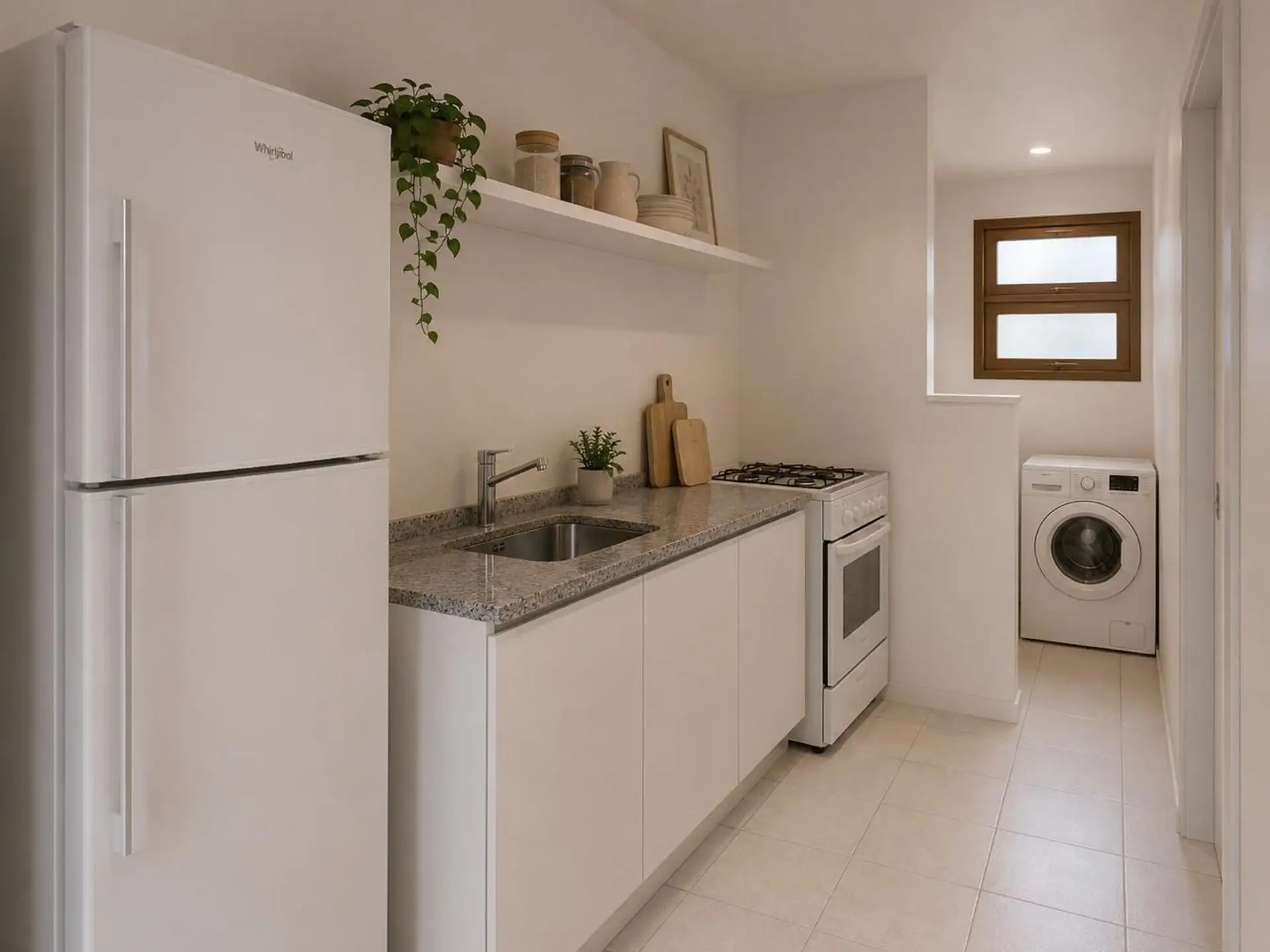Depto 4 amb, 70m² con cochera doble — zona residencial
