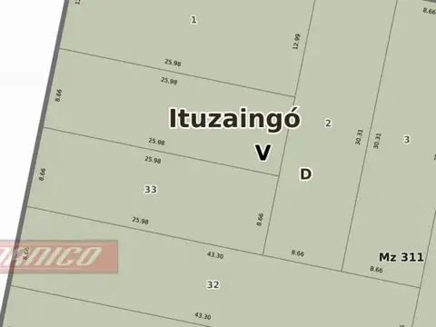 Terreno En Venta En ItuzaingÃ³