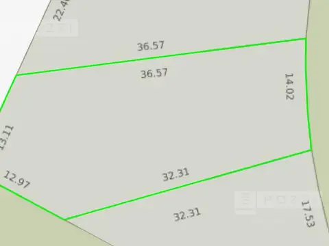 Terreno en Venta de 641,0 m2