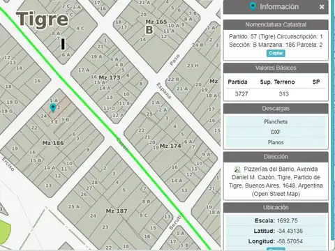 Terreno en Venta de 313,0 m2