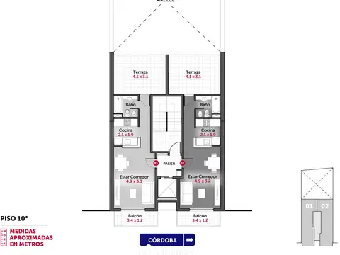 Departamento en Venta en Centro, USD 102.000