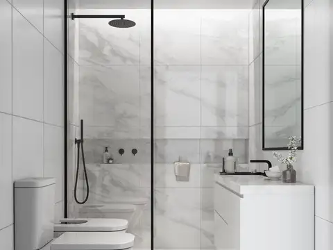 Departamento 3 ambientes con 2 baños