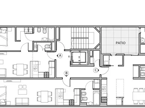 Departamento en Venta de 3 ambientes