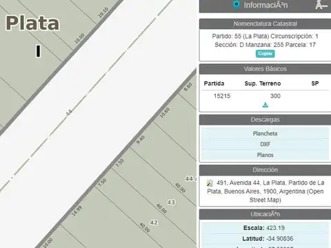 Terreno para desarrollo en La Plata