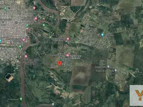 Terreno en Venta de 1013,0 m2
