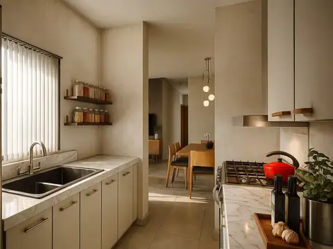 Casa 4 ambientes con 1 baño