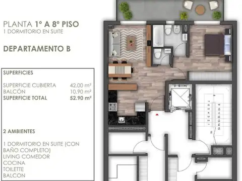 Departamento en Venta en Nuñez, USD 120.000