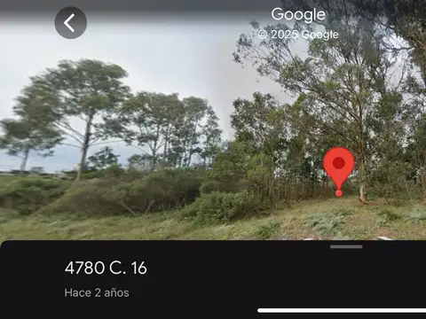 Terreno en Venta 55  mts Fondo