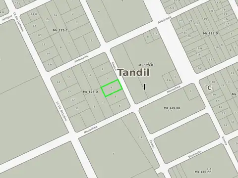 Chaco e/ Antonena y Necochea