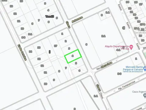 Terreno en Venta en Tandil, USD 33.000