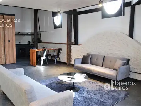 San Telmo. Moderno Loft con dormitorio en entrepiso. Alquiler temporario sin garantías.
