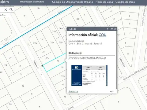 Terreno en Venta 10  mts Frente