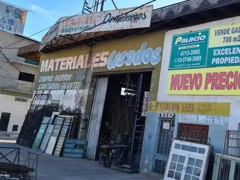 GALPÓN EN ESQUINA 730m² CUBIERTOS  S/RUTA 8 SALIDA 2 CALLES