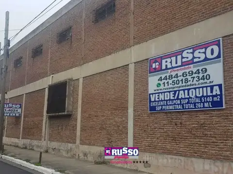 Galpon en Venta en San Justo, USD 1.300.000