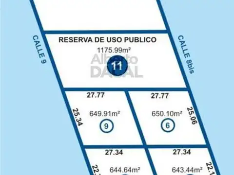 Terreno en Venta de 644,0 m2
