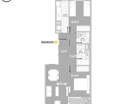 Departamento - Nuestra Señora de Lourdes