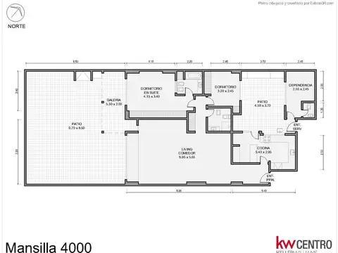 Departamento en Venta de 3 ambientes