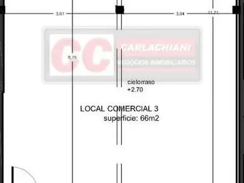 CONDOMINIOS ROCA - Local a estrenar, amplia vidriera -