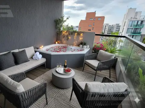 Departamento de lujo 150 m² con terraza, jacuzzi y parrilla privada