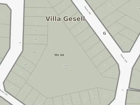 Terreno en Venta 20  mts Fondo