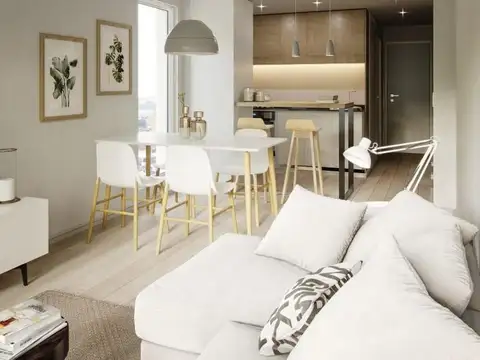 Departamento 2 ambientes con 1 baño