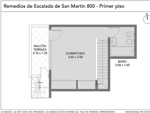 Depto Tipo Casa en Venta de 2 ambientes