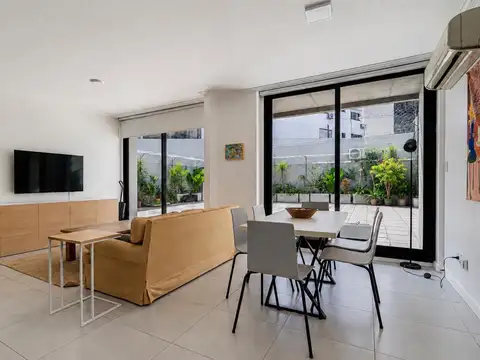 Departamento 2 ambientes con 2 baños