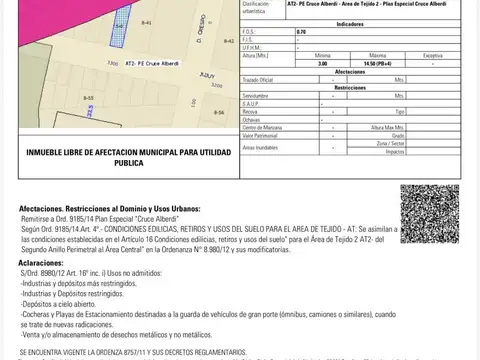 Terreno en Venta en Luis Agote, USD 140.000