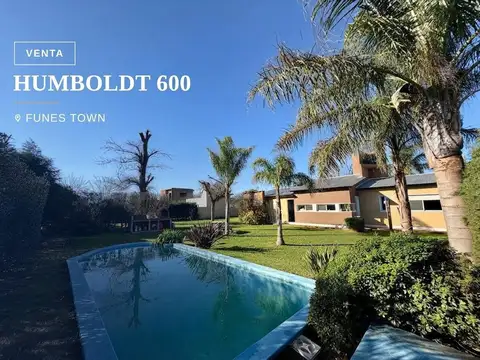 Casa en venta de 3 dormitorios con pileta en Funes Town