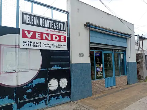 TERRENO CON LOCAL MÁS DEPOSITO EN VENTA