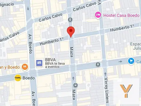 Humberto Primo e/ Maza y Avenida Boedo