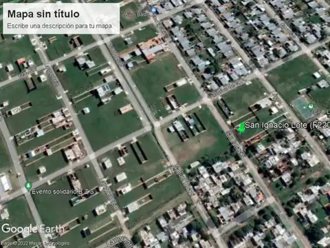 Lote sobre San Ignacio en Barrio Santa Ana de Glew