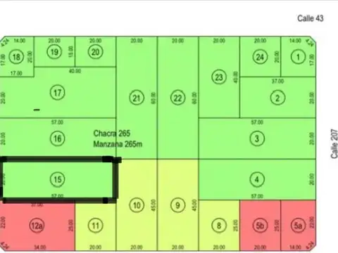 Terreno en Venta de 1140,0 m2