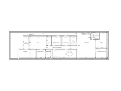 Casa 7 ambientes con 3 baños